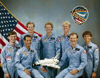 Die Besatzung der STS-61-C